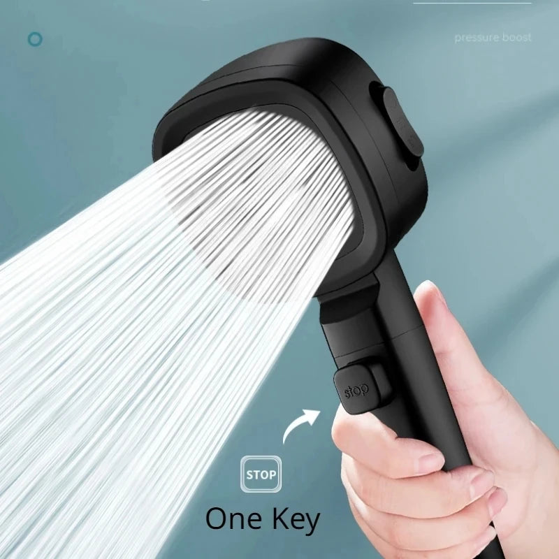 Upgraded 4 Modes High Pressure Shower