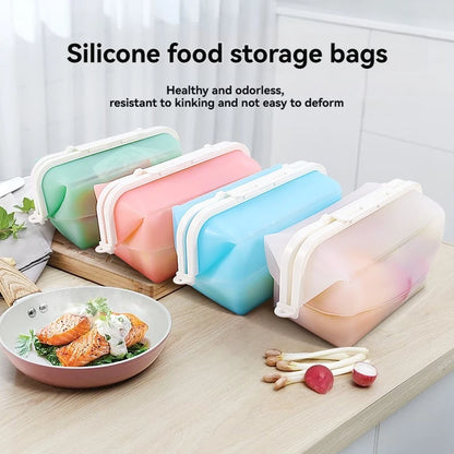Premium Silicone Reusable Food Storage Bags