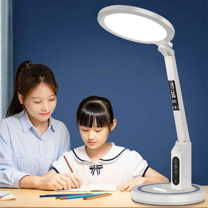 LED Clock Table Lamp