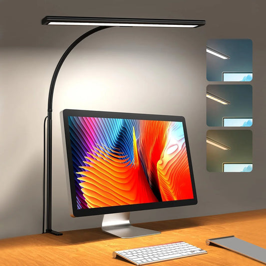 Eye-Caring Desk Light Lamp with Stepless Dimming Adjustable