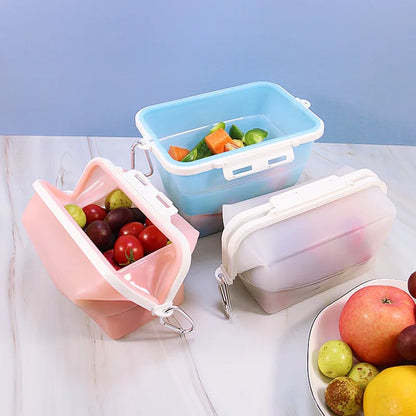 Premium Silicone Reusable Food Storage Bags