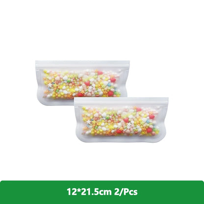 1/2/3/5Pcs Reusable Food Freezer Bags