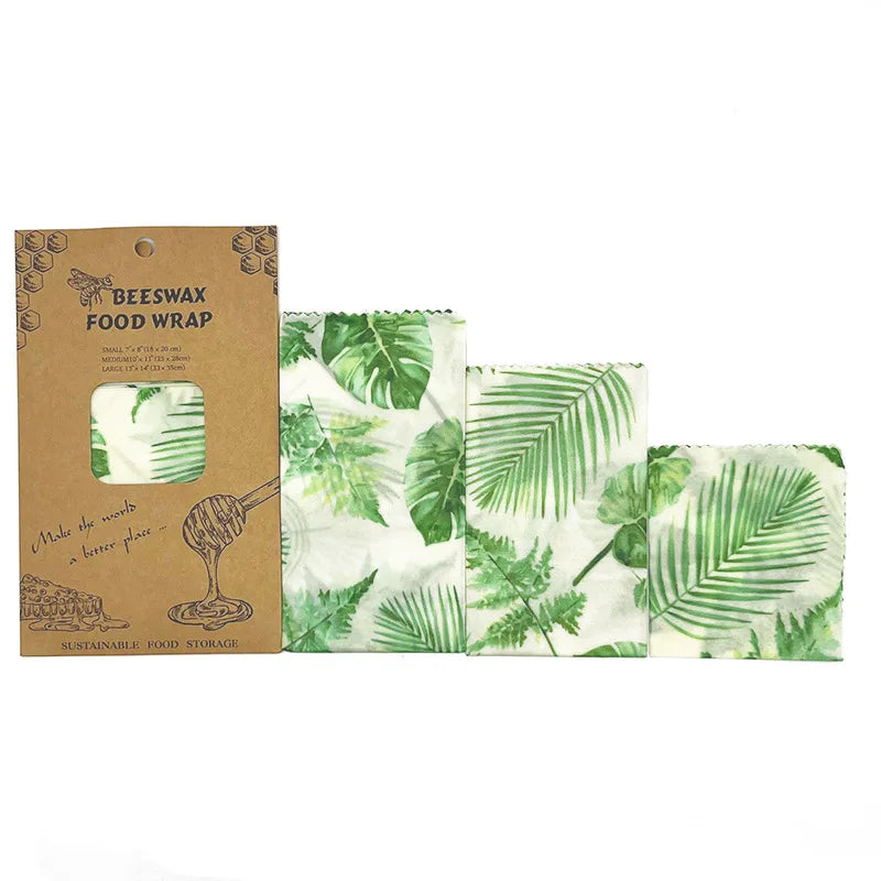 3/7 Pcs Beeswax Food Wraps