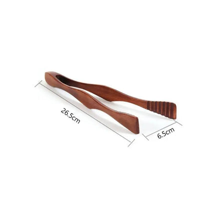 Bacon Steak Bread Cake Wooden Clip Utensil
