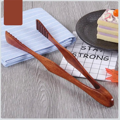Bacon Steak Bread Cake Wooden Clip Utensil