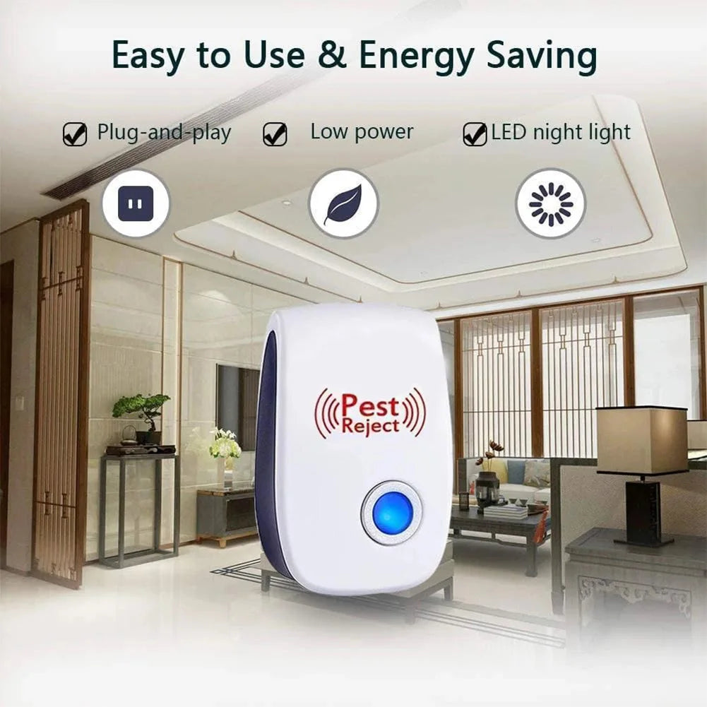 6Pcs Ultrasonic Pest Repeller Insect Bugs