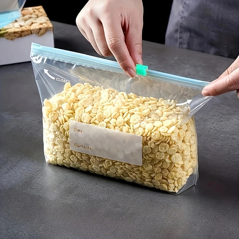 45PCS Silicone Food Storage Leakproof Reusable Bag