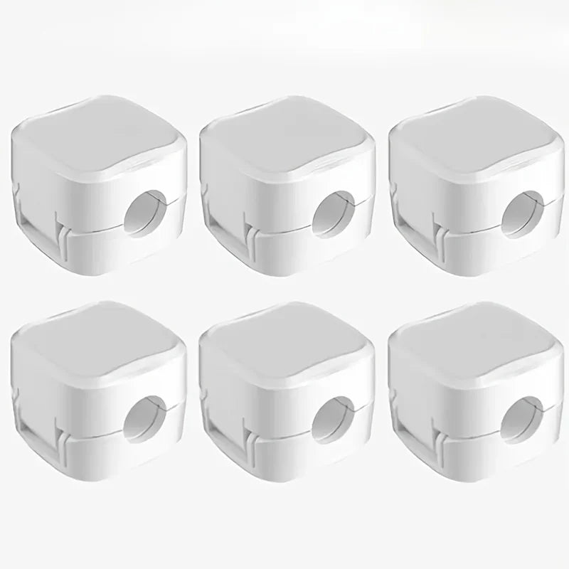 No-Drill Adhesive Cord Holders for Desk