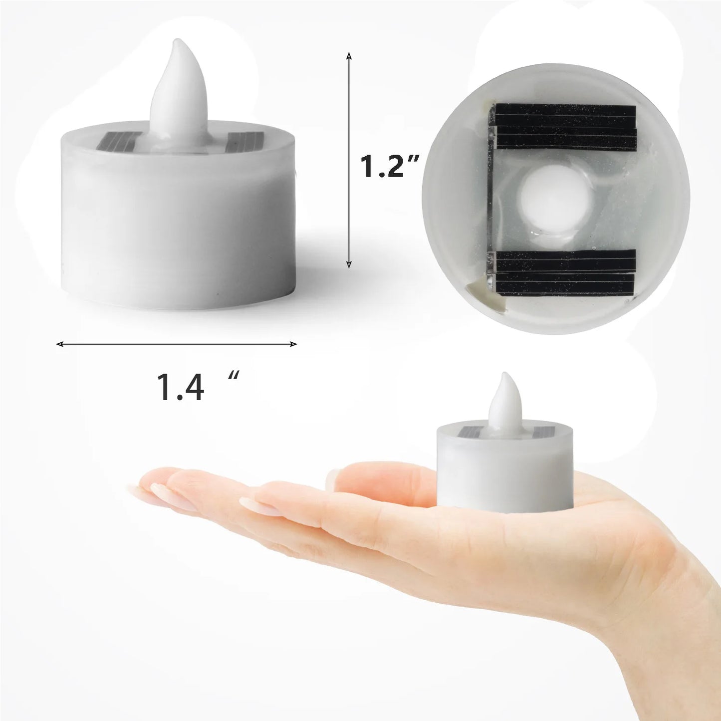 Solar Candle Tea Lamp