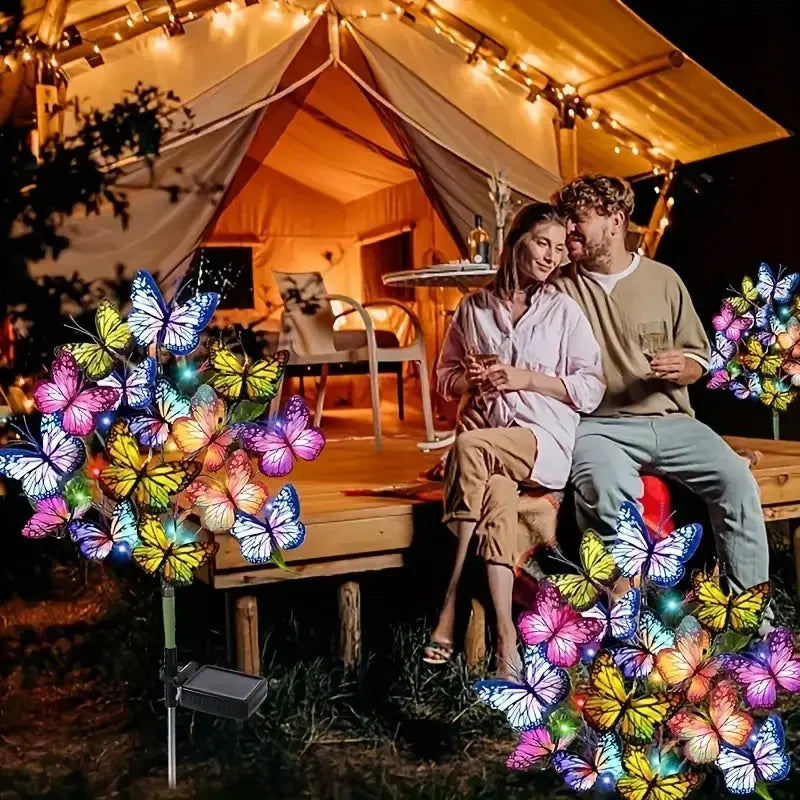 Solar Outdoor Simulation Butterfly Lawn Lamp