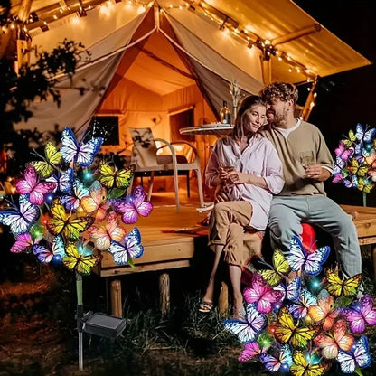 Solar Outdoor Simulation Butterfly Lawn Lamp