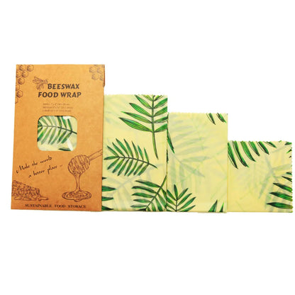 3/7 Pcs Beeswax Food Wraps