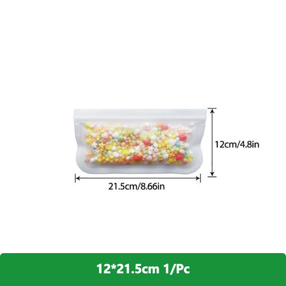 1/2/3/5Pcs Reusable Food Freezer Bags