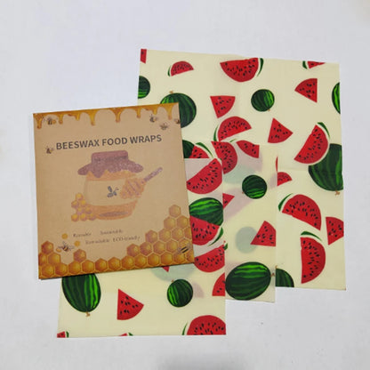 3/7 Pcs Beeswax Food Wraps